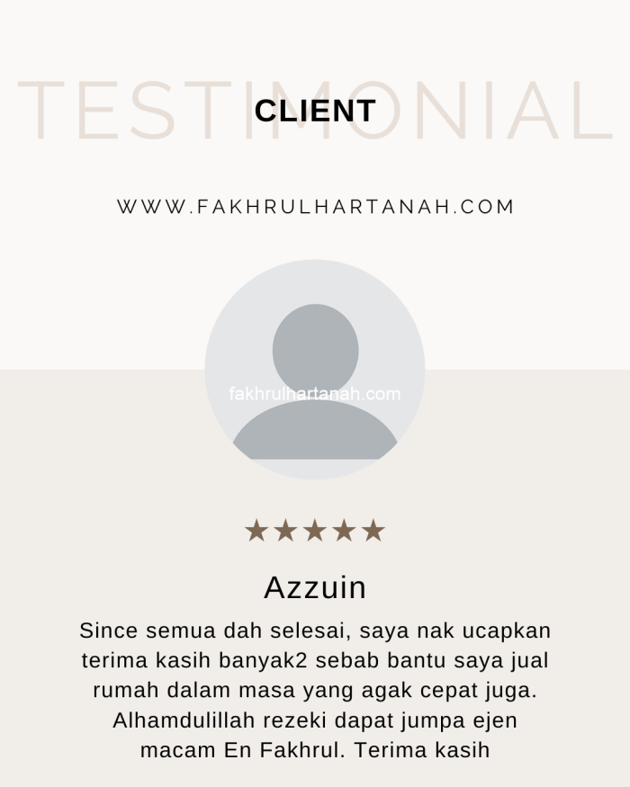Testimoni Fakhrul Tanah 7