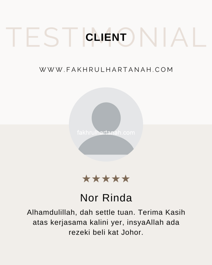 Testimoni Fakhrul Tanah 8